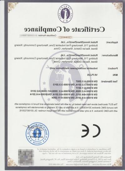 CE certification 2